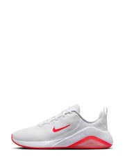 Nike White/Red Bella 7 Workout Trainers - Image 2 of 11