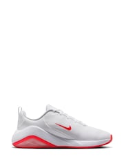 Nike White/Red Bella 7 Workout Trainers - Image 3 of 11