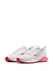 Nike White/Red Bella 7 Workout Trainers - Image 5 of 11