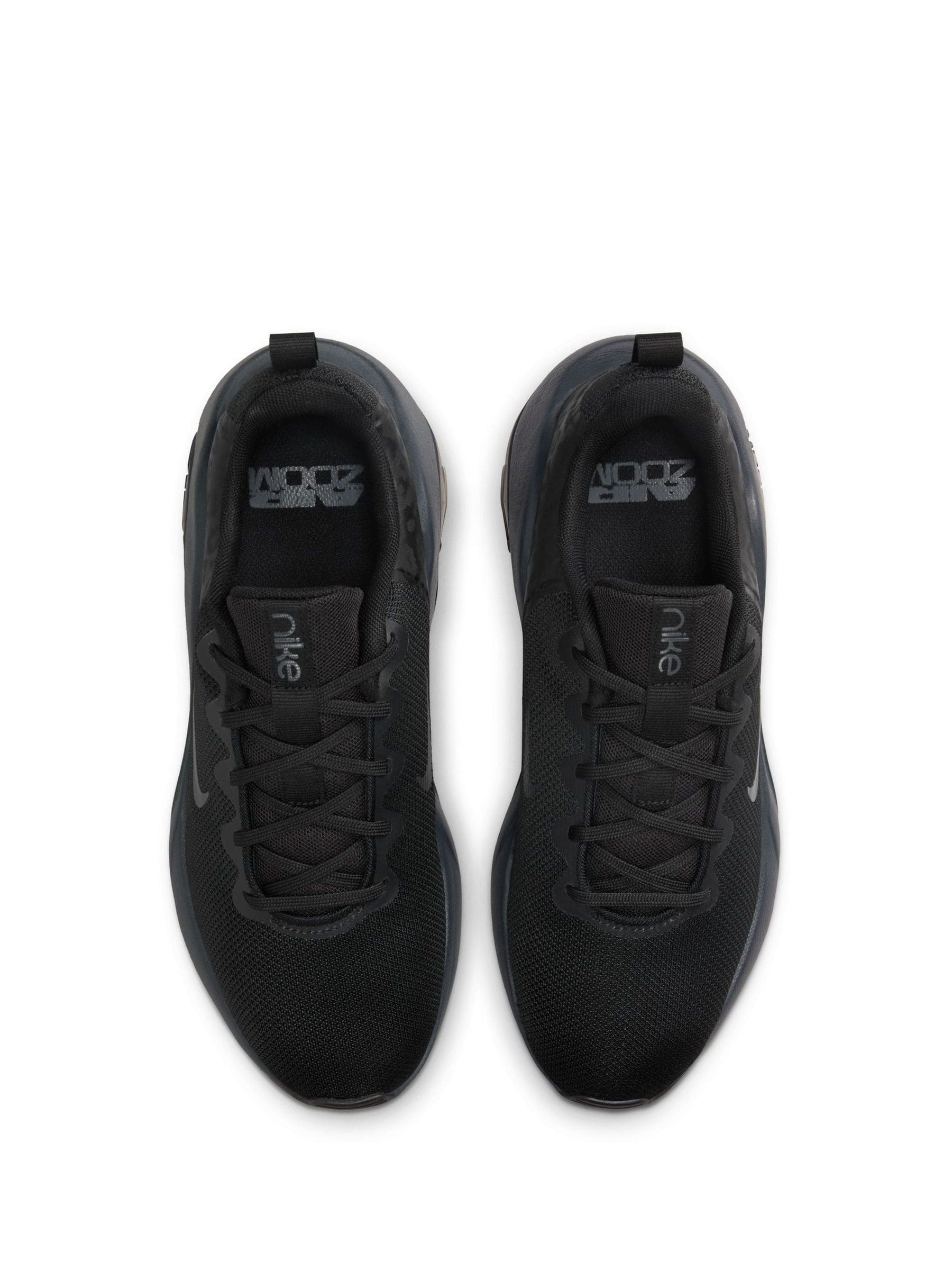 solid black womens nike shoes