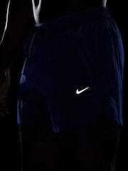 Nike Royal Blue Dri-FIT Stride Division 5 inch 2 in 1 Running Shorts - Image 5 of 5