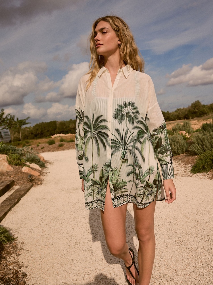 Palm Beach Shirt Cover-Up - Image 3 of 10