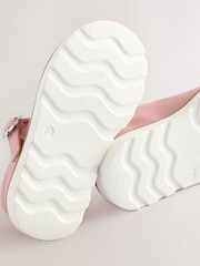 Pink Standard Fit (F) T-Bar Shoes - Image 8 of 8