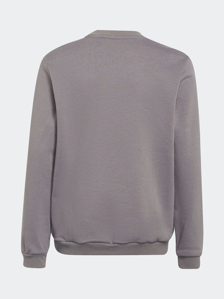 adidas Grey Entrada 22 Sweatshirt - Image 2 of 6 adidas Grey Entrada 22 Sweatshirt - Image 2 of 6
