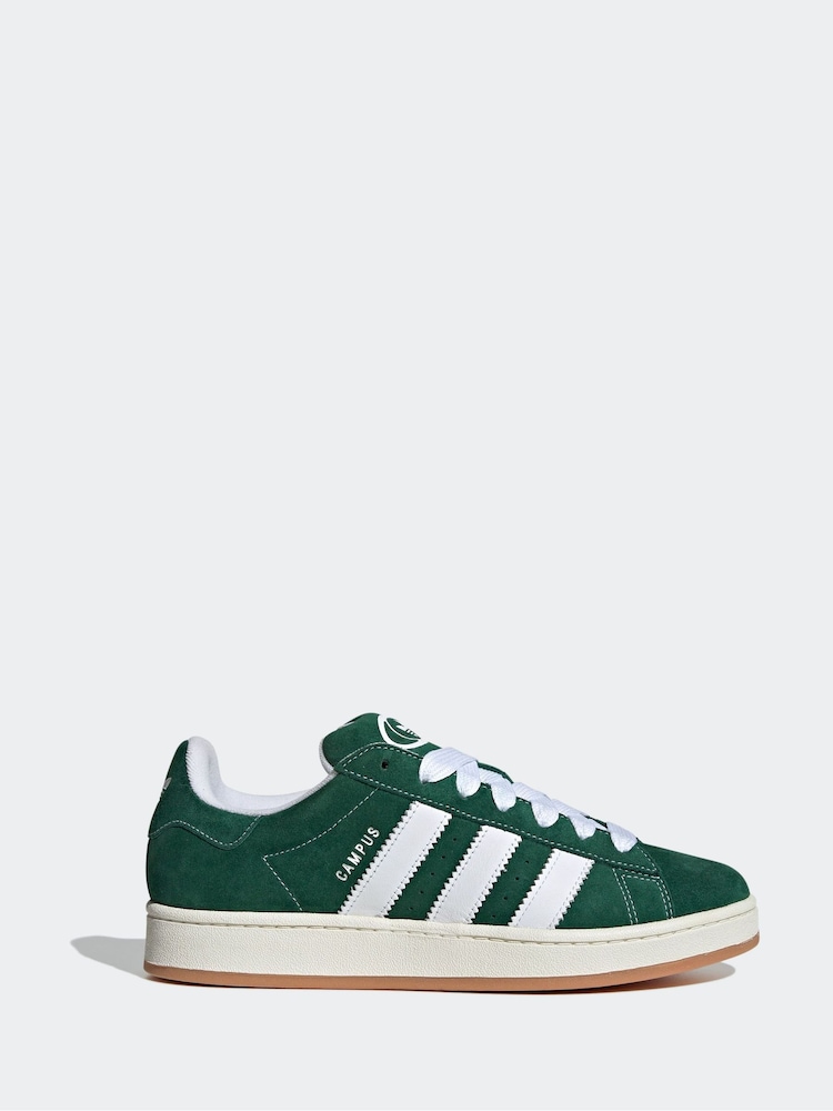 adidas Originals Green Campus 00s Trainers - Image 1 of 9