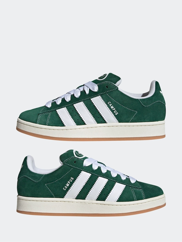 adidas Originals Green Campus 00s Trainers - Image 5 of 9