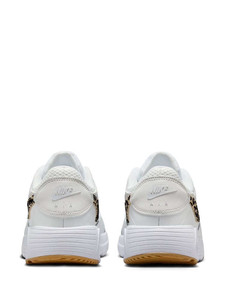 Nike White/Leopard Air Max SC Trainers - Image 5 of 9