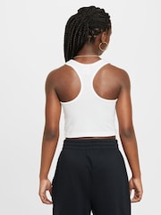 Nike White Sportswear Ribbed Tank Top - Image 2 of 5
