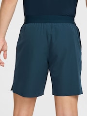 Nike Armory Navy Court Advantage Dri-FIT 8 inch Tennis Shorts - Image 4 of 7