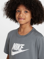 Nike Cool Grey HBR Logo 100% Cotton T-Shirt - Image 3 of 3
