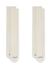 Nike Sail Cream 100% Cotton Everyday Cushioned Crew Socks - Image 2 of 4