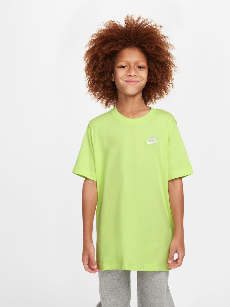 Nike Green Club 100% Cotton T-Shirt - Image 1 of 7