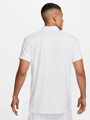 Nike White Court Advantage Dri-FIT Tennis Polo Shirt - Image 2 of 3