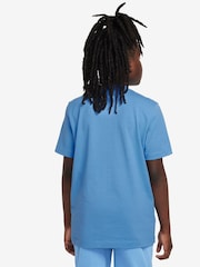 Nike Midnight Navy HBR Logo 100% Cotton T-Shirt - Image 2 of 7