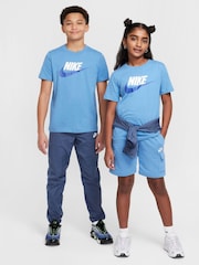 Nike Midnight Navy HBR Logo 100% Cotton T-Shirt - Image 3 of 7