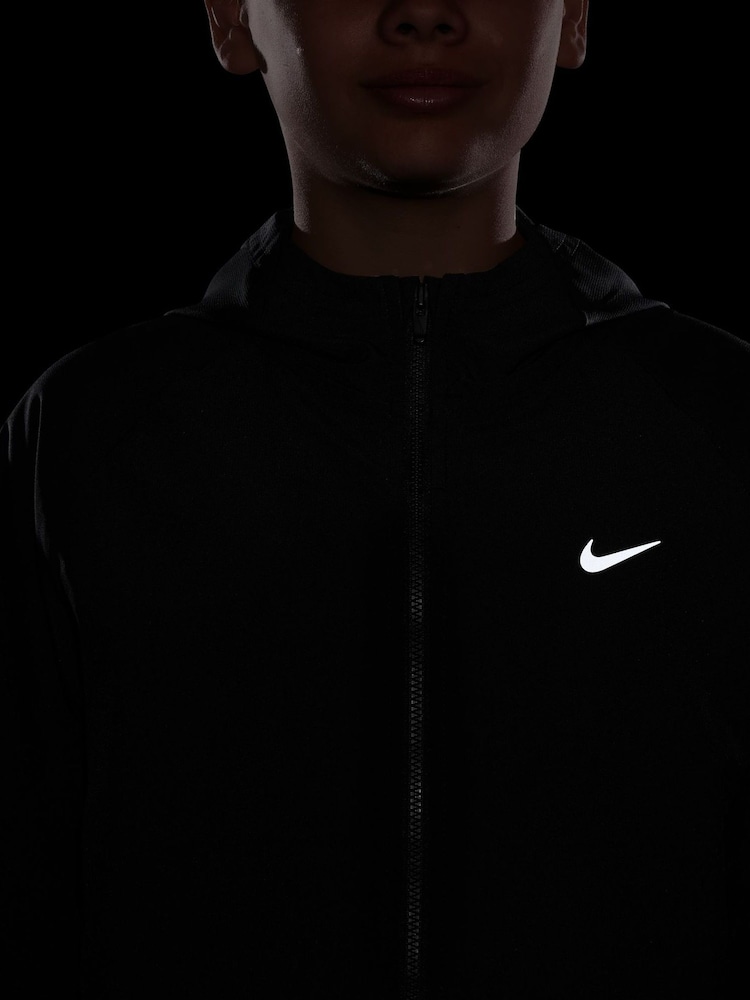 Nike Black Dri-FIT UV Woven Training Jacket - Image 10 of 11