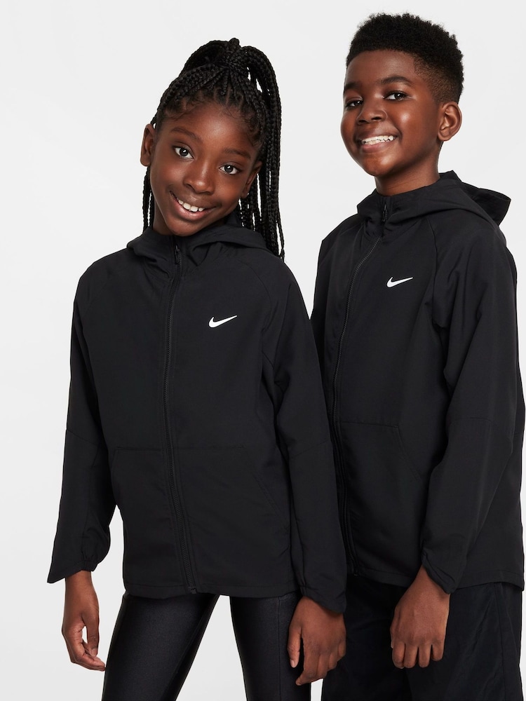 Nike Black Dri-FIT UV Woven Training Jacket - Image 4 of 11