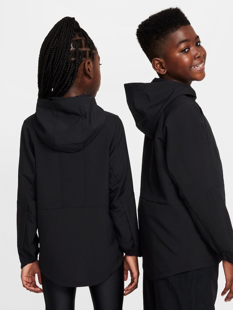 Nike Black Dri-FIT UV Woven Training Jacket - Image 5 of 11