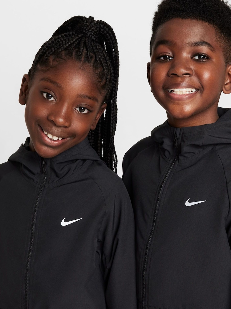 Nike Black Dri-FIT UV Woven Training Jacket - Image 6 of 11