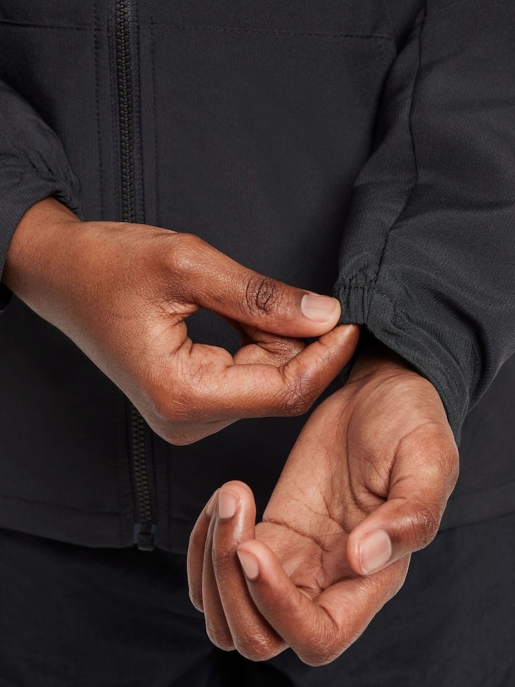 Nike Black Dri-FIT UV Woven Training Jacket - Image 8 of 11