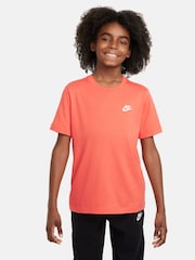 Nike Orange Club 100% Cotton T-Shirt - Image 1 of 7