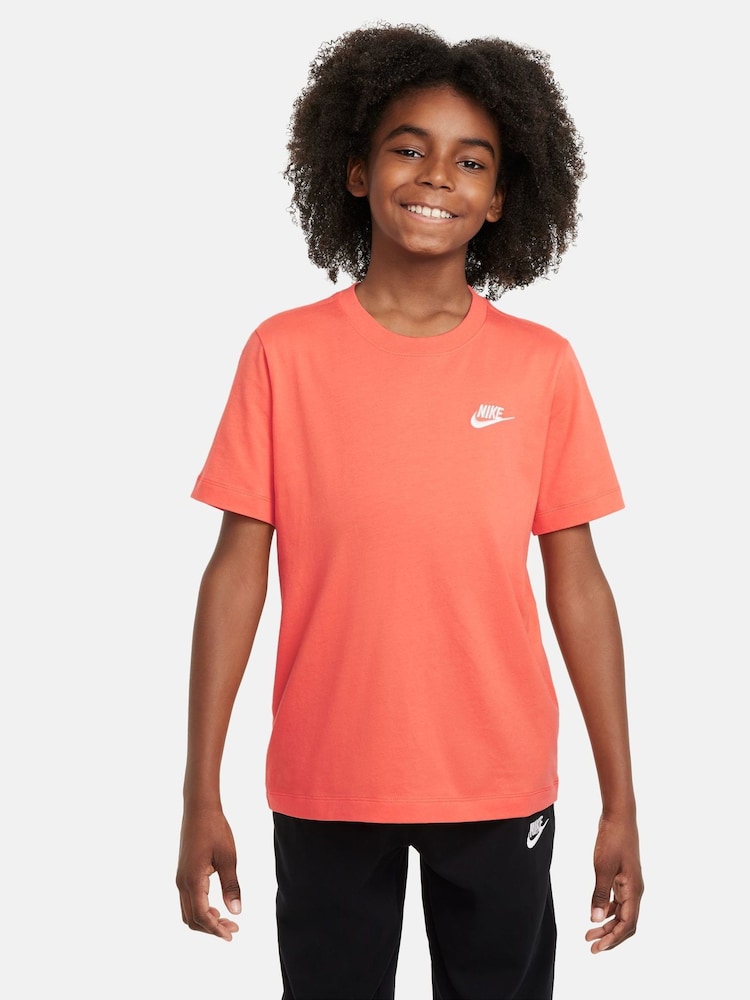 Nike Orange Club 100% Cotton T-Shirt - Image 1 of 7