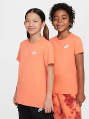 Nike Orange Club 100% Cotton T-Shirt - Image 3 of 7