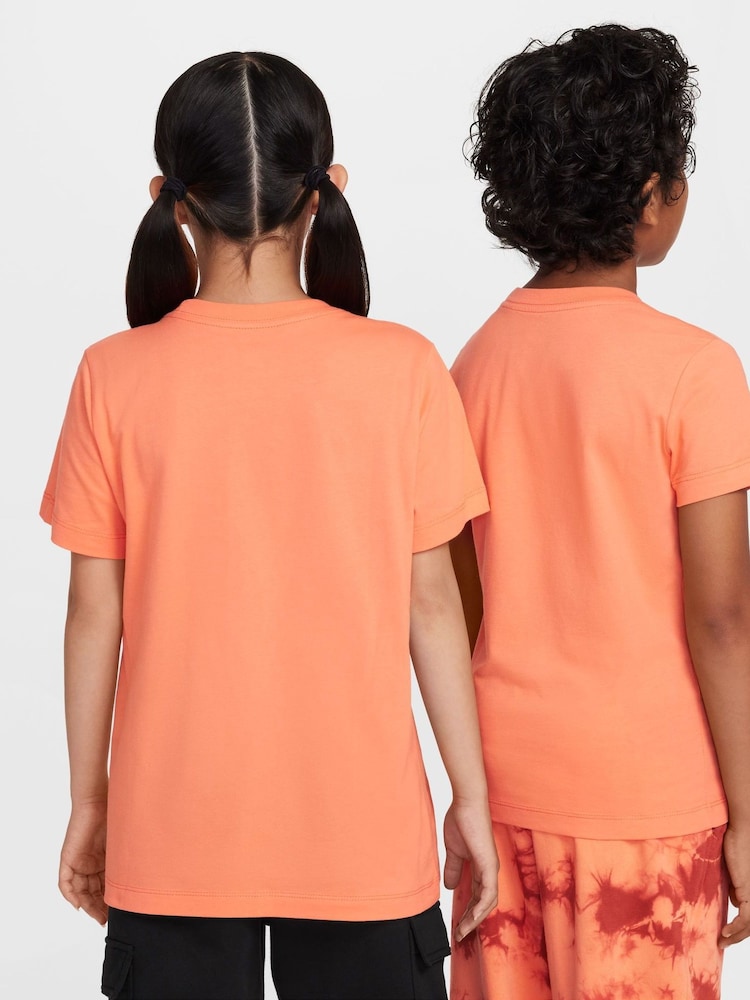 Nike Orange Club 100% Cotton T-Shirt - Image 4 of 7