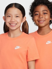 Nike Orange Club 100% Cotton T-Shirt - Image 6 of 7
