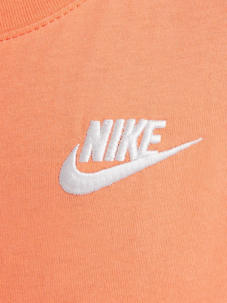 Nike Orange Club 100% Cotton T-Shirt - Image 7 of 7