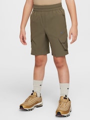 Nike Medium Olive Green Sportswear City Utility Cargo Shorts - Image 1 of 8