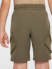 Nike Medium Olive Green Sportswear City Utility Cargo Shorts - Image 4 of 8