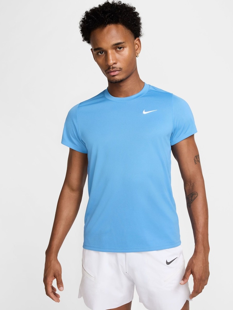Nike Beyond Blue Court Victory Dri-FIT Tennis Top - Image 1 of 5