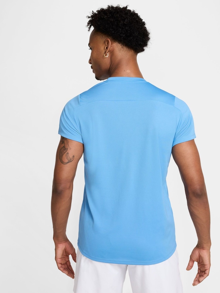 Nike Beyond Blue Court Victory Dri-FIT Tennis Top - Image 2 of 5