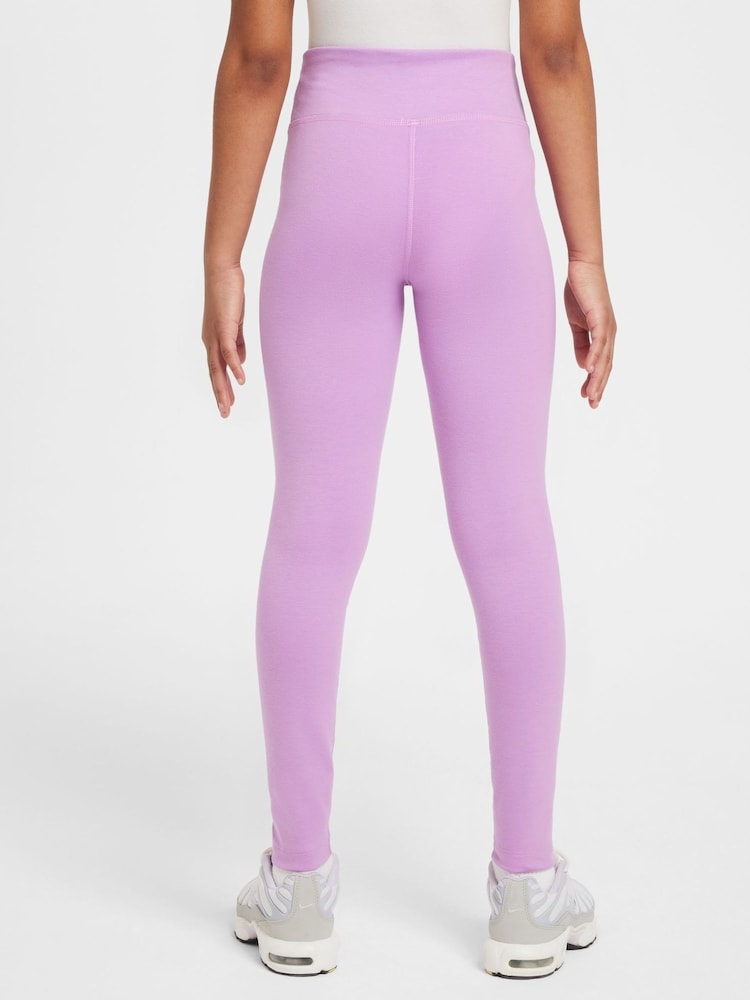 Nike Rush Lilac High Waisted Leggings - Image 2 of 5