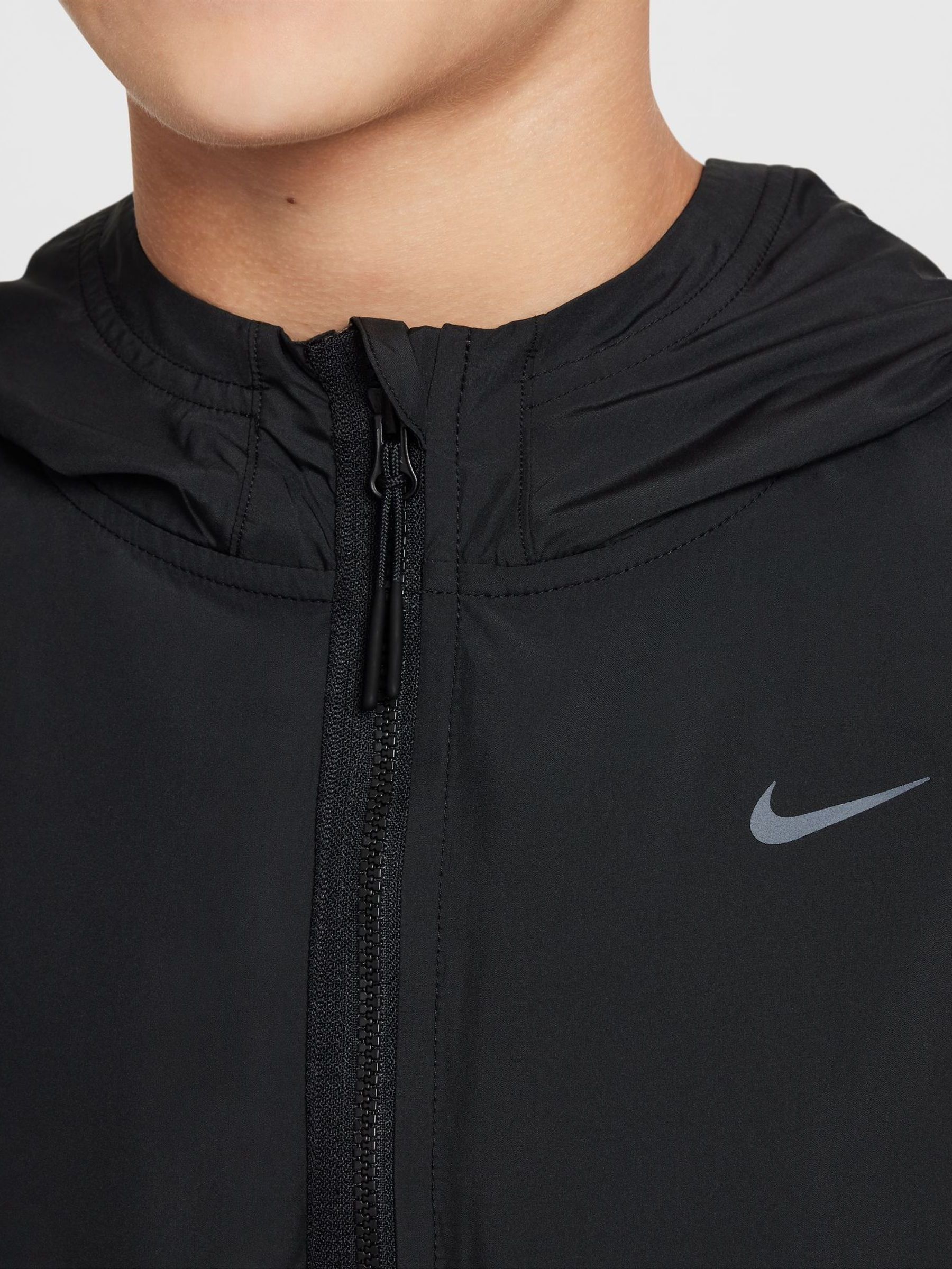 black nike half zip hoodie