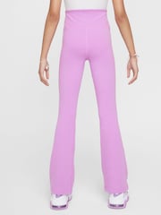 Nike Rush Lilac High Waisted Flared Leggings - Image 2 of 5