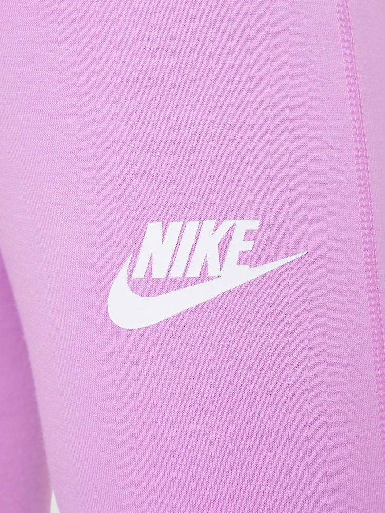 Nike Rush Lilac High Waisted Flared Leggings - Image 5 of 5