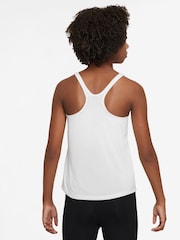 Nike White Dri-FIT One Classic Tank Vest Top - Image 2 of 3