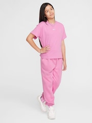 Розовый - Футболка из 100% хлопка Nike Sportswear - Изображение 4 из 4
