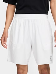 Nike White Court Advantage Dri-FIT 8 inch Tennis Shorts - Image 2 of 11
