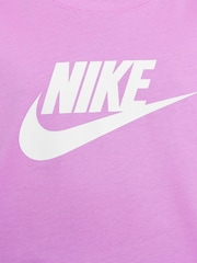 Papucă lila - Nike Decupat/Trei sferturi 100% Cotton Tricou - Image 4 of 5