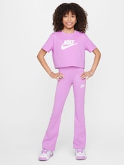 Papucă lila - Nike Decupat/Trei sferturi 100% Cotton Tricou - Image 5 of 5
