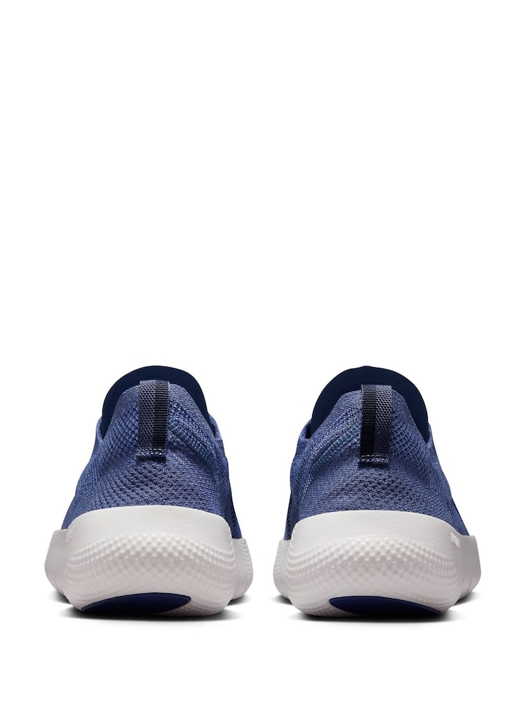 Nike Blue/White Free RN Gym Trainers - Image 4 of 9