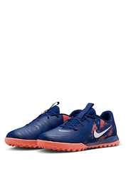 Nike Blue Kids Phantom Erling Haaland Turf Football Boots - Image 3 of 8