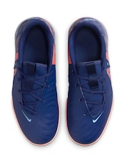 Nike Blue Kids Phantom Erling Haaland Turf Football Boots - Image 5 of 8