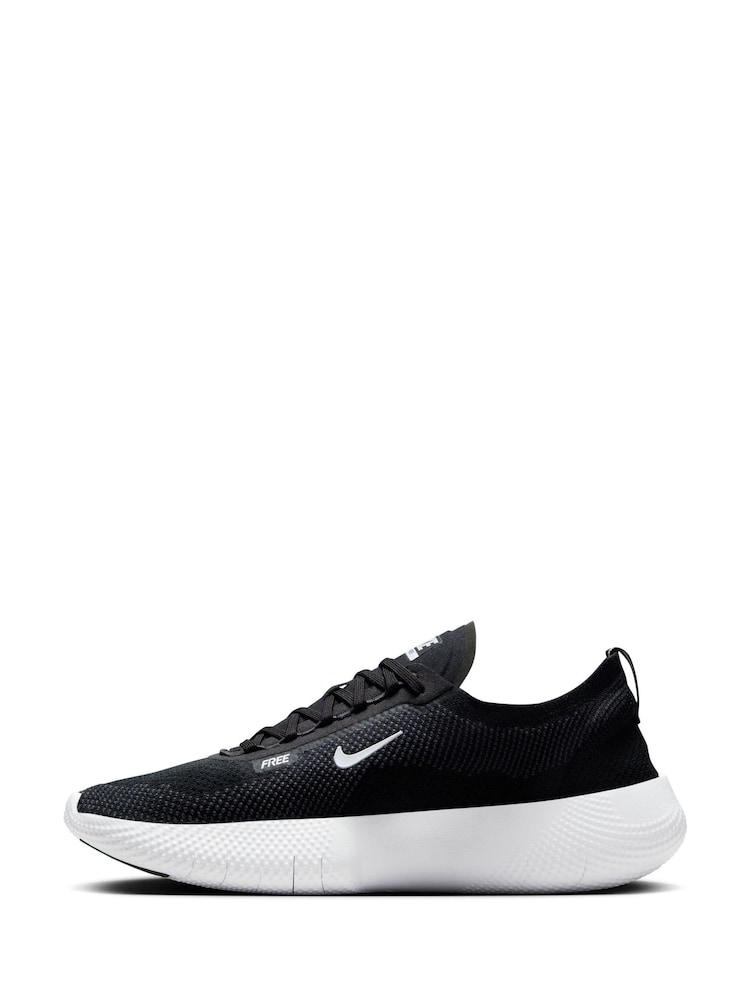 Nike Black/White Free RN Gym Trainers - Image 2 of 9