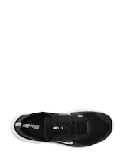 Nike Black/White Free RN Gym Trainers - Image 5 of 9
