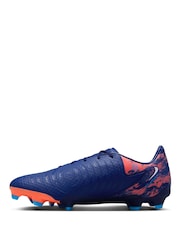 Nike Blue Adults Phantom Erling Haaland Academy Multi Ground Football Boots - Image 2 of 11