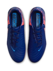 Nike Blue Adults Phantom Erling Haaland Academy Multi Ground Football Boots - Image 6 of 11